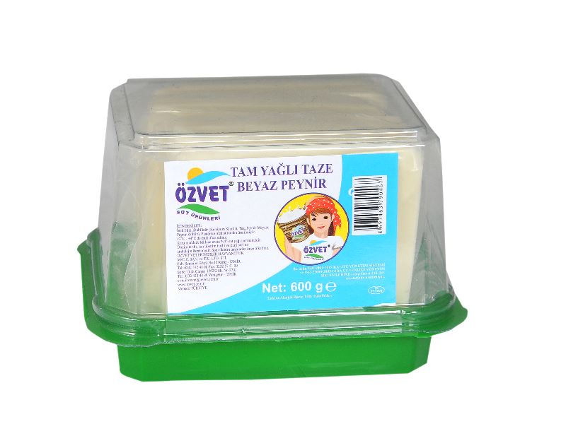 600 Gr Tam Yağlı Beyaz Peynir
